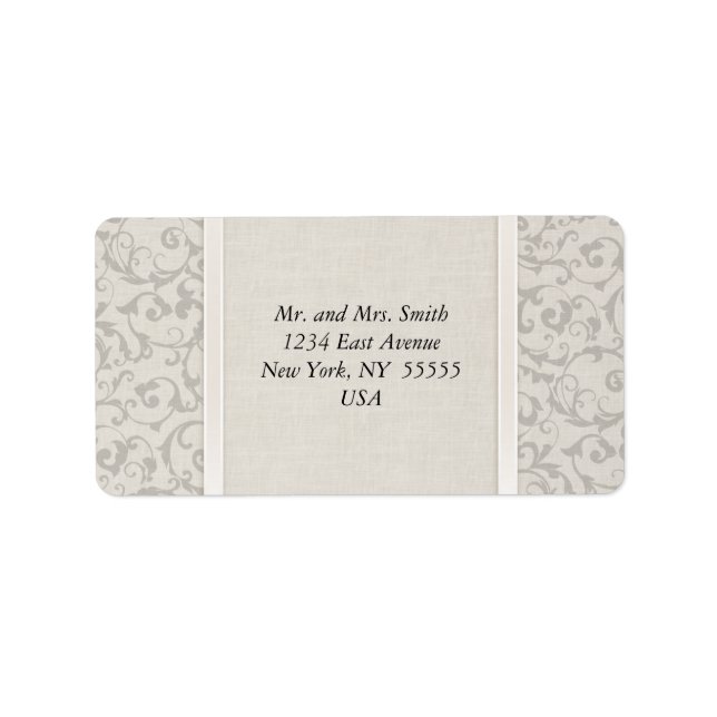 SmartElegance Grey Wedding collection Label (Front)