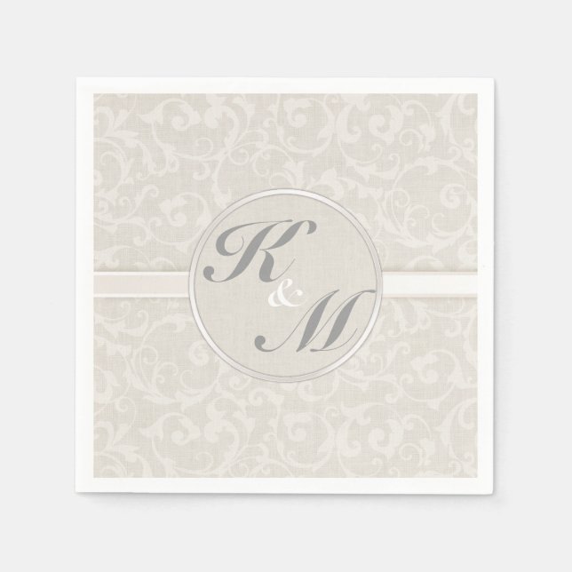 SmartElegance Natural Wedding Collection Napkin (Front)