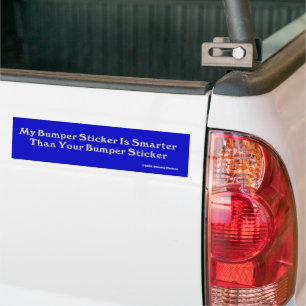 Smarter Bumper Sticker