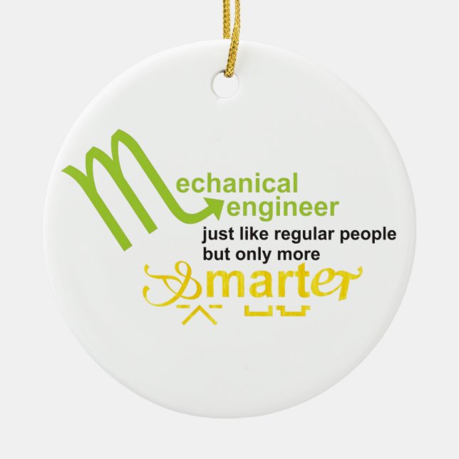 smarter ceramic tree decoration (Front)