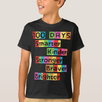 Smarter Kinder Stronger Brighter 100 Days Of Schoo