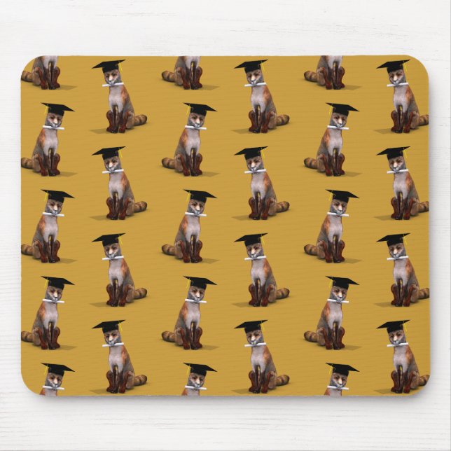 Smartest Fox In Town Mouse Mat (Front)