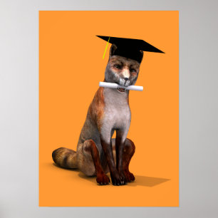 Smartest Fox Of Campus Poster