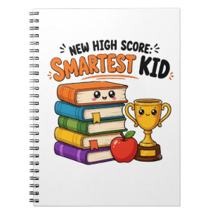 Smartest Kid New High Score Academic Achievement Notebook