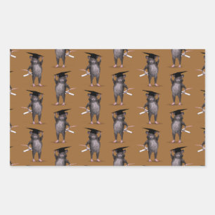 Smartest Rat In Town Rectangular Sticker