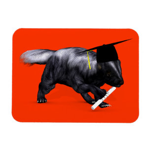 Smartest Skunk Of Campus Magnet