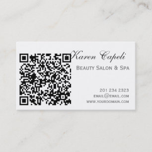 Smartfone Barcode  Salon Appointment Card