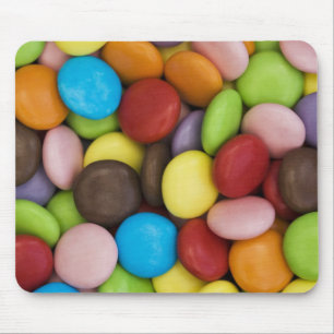 smarties background mouse mat