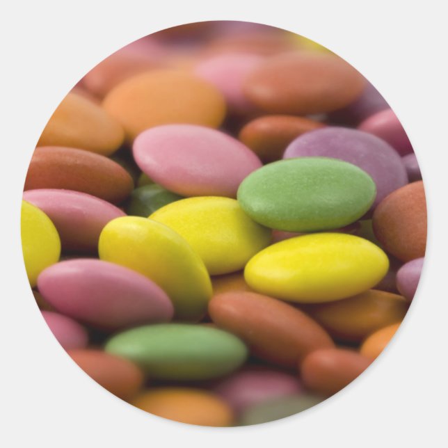 Smarties Classic Round Sticker (Front)