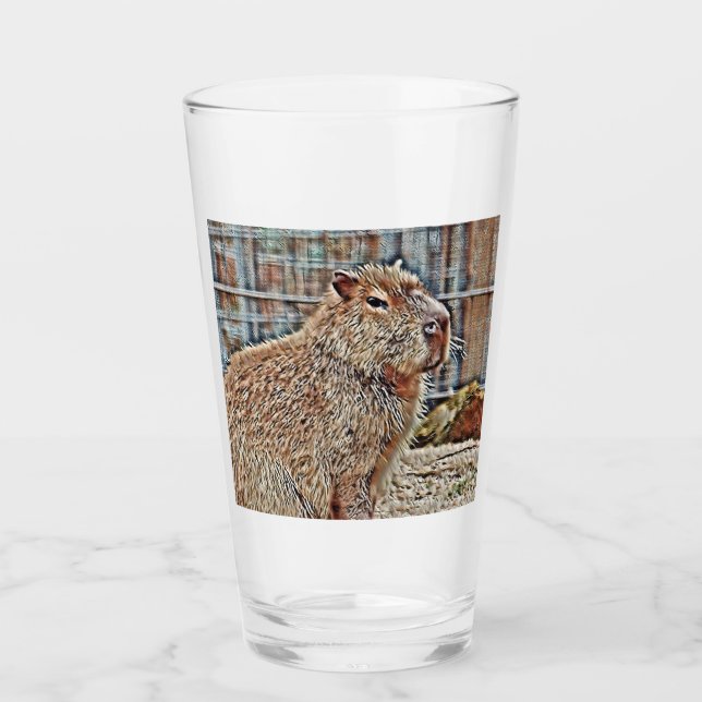 SmartMix Animal- Capybara Glass (Front)