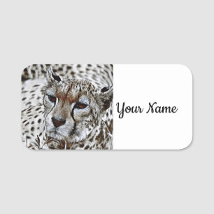 SmartMix Animal- Cheetah  2 Name Tag