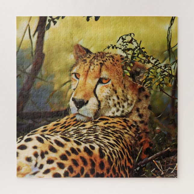 SmartMix Animal- Cheetah  3 Jigsaw Puzzle (Vertical)