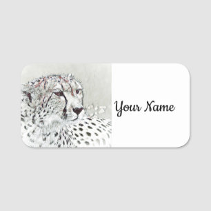 smartmix animal- cheetah name tag