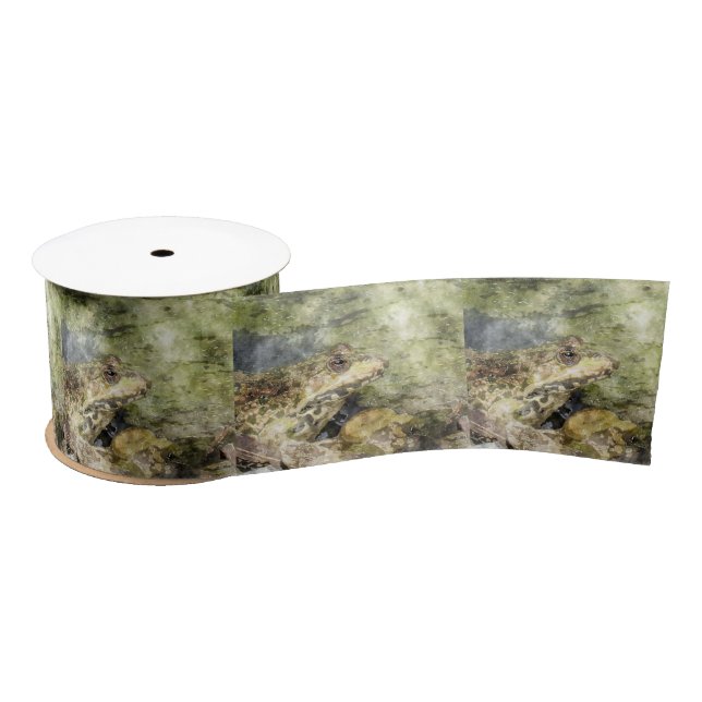 SmartMix animal frog Satin Ribbon (Spool)