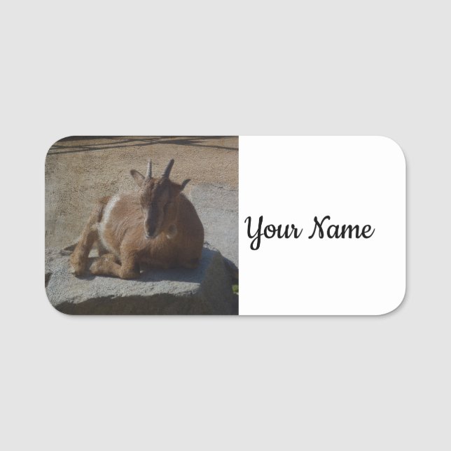 SmartMix Animal- Goat Name Tag (Front)