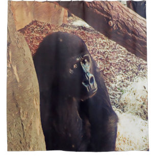 SmartMix Animal-Gorilla Shower Curtain