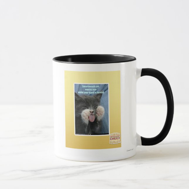 Smartmouth cat mug (Right)