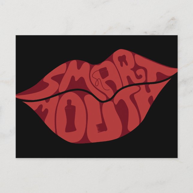Smartmouth Postcard (Front)