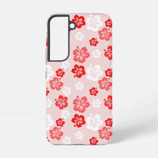 Smartphone case with floral pattern (Back)