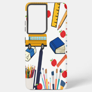 Smartphone Cover Featuring Study Icons