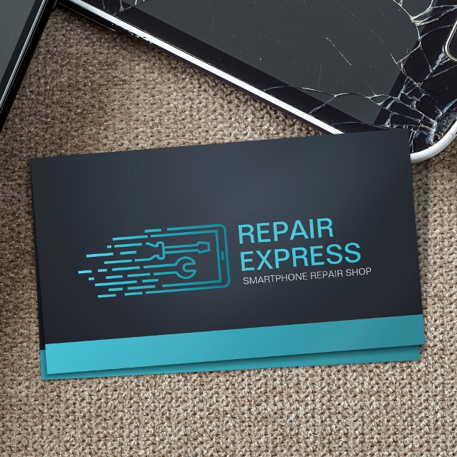 Smartphone Express Repair  Business Card (Creator Uploaded)