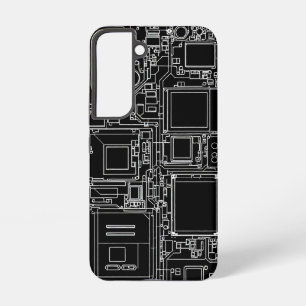 Smartphone Internal Schematic Blueprint Circuit Samsung Galaxy Case