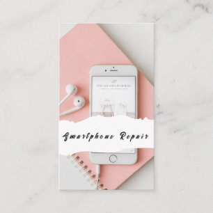 Smartphone Mobile Phone Repair Business Cards