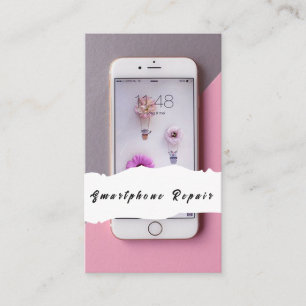 Smartphone Mobile Phone Repair Business Cards