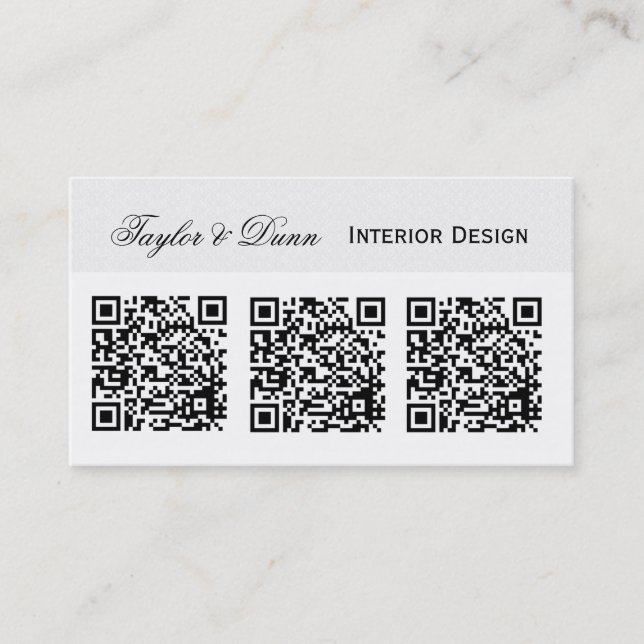 Smartphone QR Code   Photo or Logo Business Card (Front)