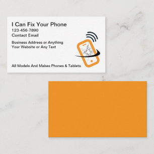 Smartphone Repair Services Business Cards