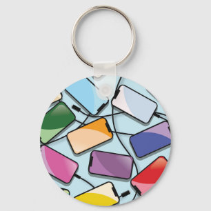 Smartphones with a notch key ring