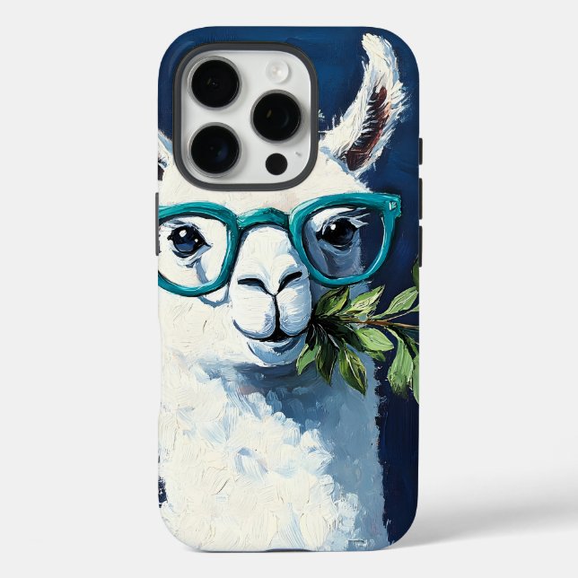 Smarty Llama Chic Case-Mate iPhone Case (Back)