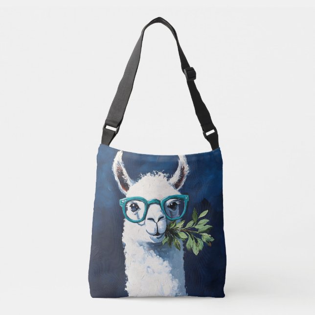 Smarty Llama Chic Crossbody Bag (Front)