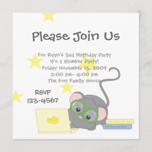 Smarty Mouse Invitation