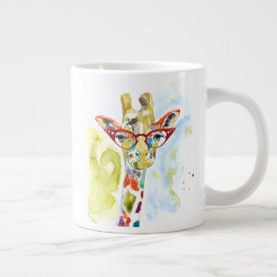 Smarty-Pants Giraffe Large Coffee Mug