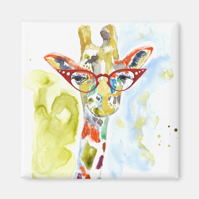Smarty-Pants Giraffe Magnet (Front)