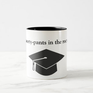 "Smarty-pants in the room" Two-tone Mug