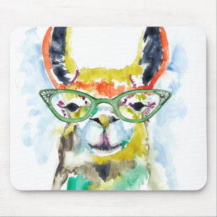 Smarty-Pants Llama Mouse Mat