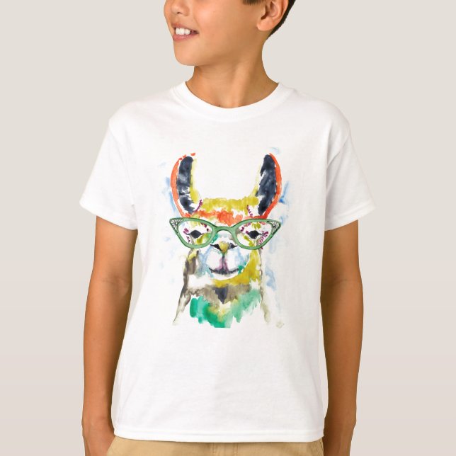 Smarty-Pants Llama T-Shirt (Front)