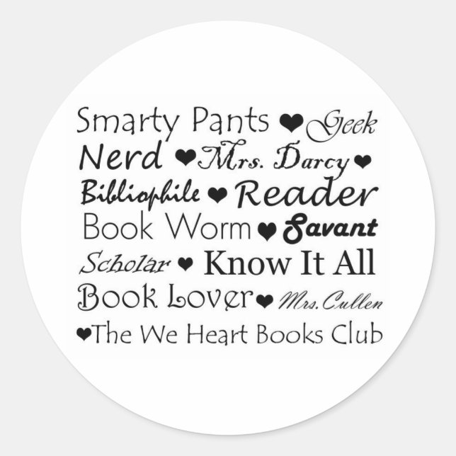 " Smarty Pants" Logo Sticker (Front)