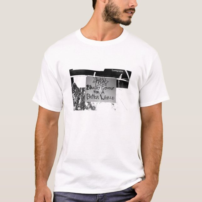 Smash Binary Gender T-Shirt (Front)