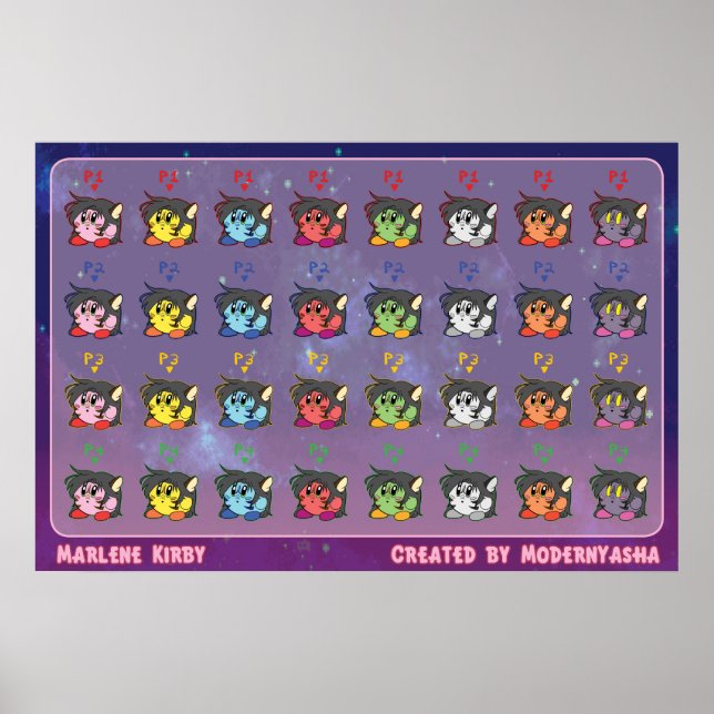 Smash Bros Marlene Poster (Front)