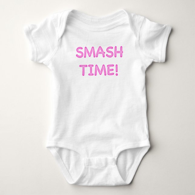 Smash Cake Baby Outfit Bodysuit (Front)