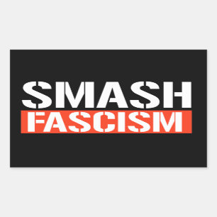 Smash Fascism Rectangular Sticker