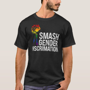 Smash Gender Discrimination Pride Month Gay Rights T-Shirt