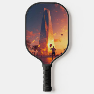 Smash in Morocco – Pickleball Energy Art Print Paddle