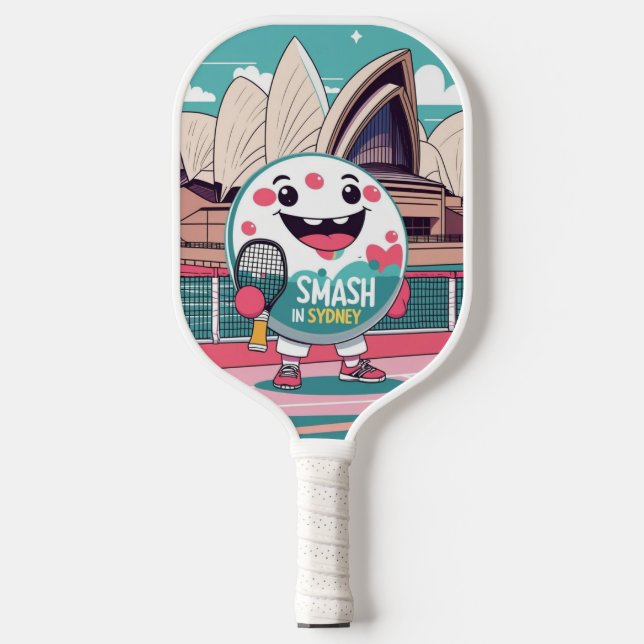 Smash in Sydney – Australia Pickleball Design  Pickleball Paddle (Front)