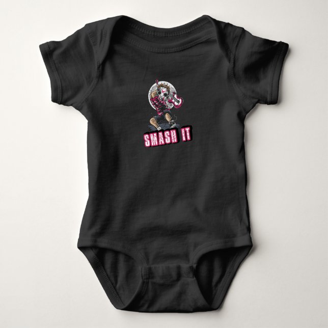 Smash It Baby Bodysuit (Front)