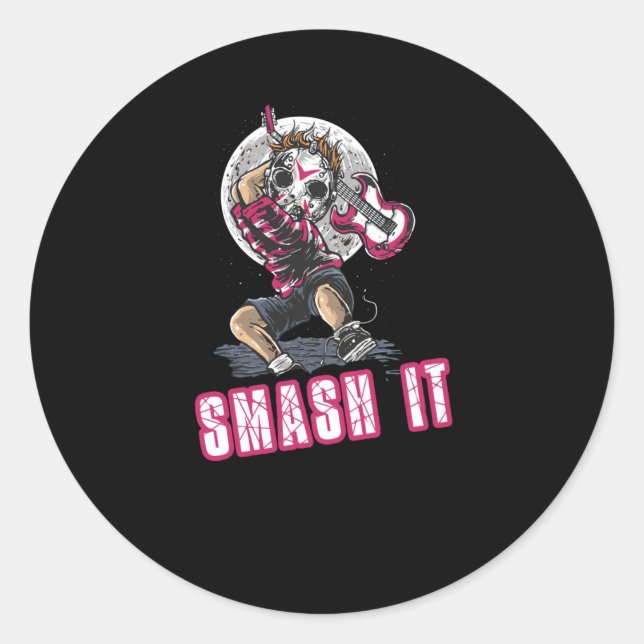 Smash It Classic Round Sticker (Front)