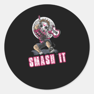 Smash It Classic Round Sticker